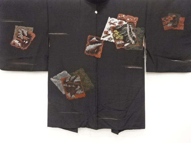 Japanese Kimono / Antique / Haori Silk